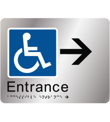 Accessible Entrance (Right Arrow)