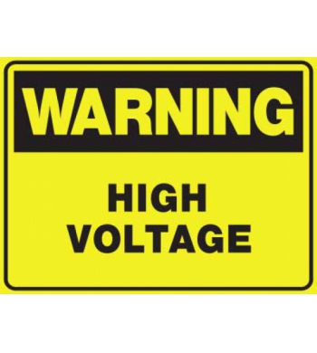 WARNING HIGH VOLTAGE