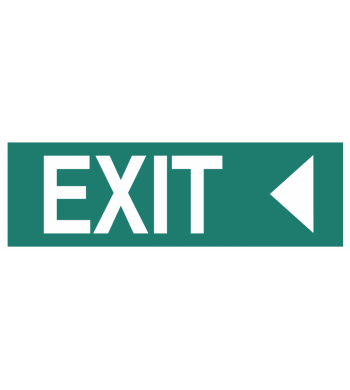 EXIT (LEFT ARROW)