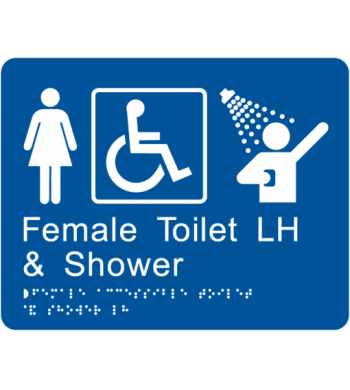 Female Accessible Toilet and Shower LH