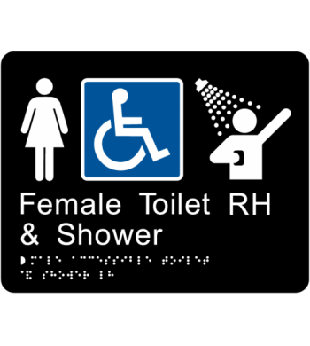 Female Accessible Toilet and Shower RH
