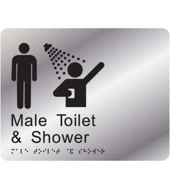 Male Toilet and Shower