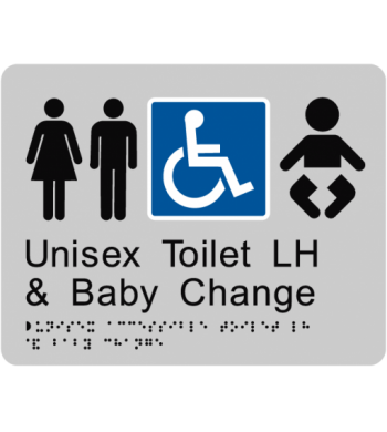 Unisex Accessible Toilet LH & Baby Change