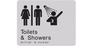 Airlock - Male / Female Toilets & Shower manufactured by Bathurst Signs