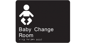Baby Change Room manufactured by Bathurst Signs