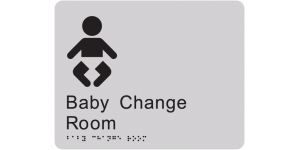Baby Change Room manufactured by Bathurst Signs