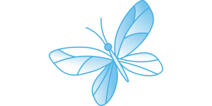 Blue Butterfly Wall Sticker