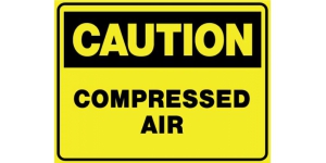CAUTION COMPRESSED AIR