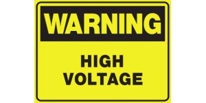 WARNING HIGH VOLTAGE