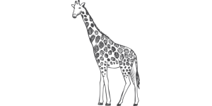 Giraffe Wall Sticker
