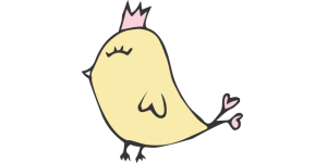 Girl Bird Wall Sticker