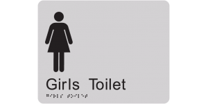 Girls Toilet manufactured by Bathurst Signs