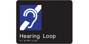 Hearing Loop manufactured by Bathurst Signs