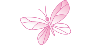 Pink Butterfly Wall Sticker