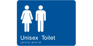 Unisex Toilet manufactured by Bathurst Signs